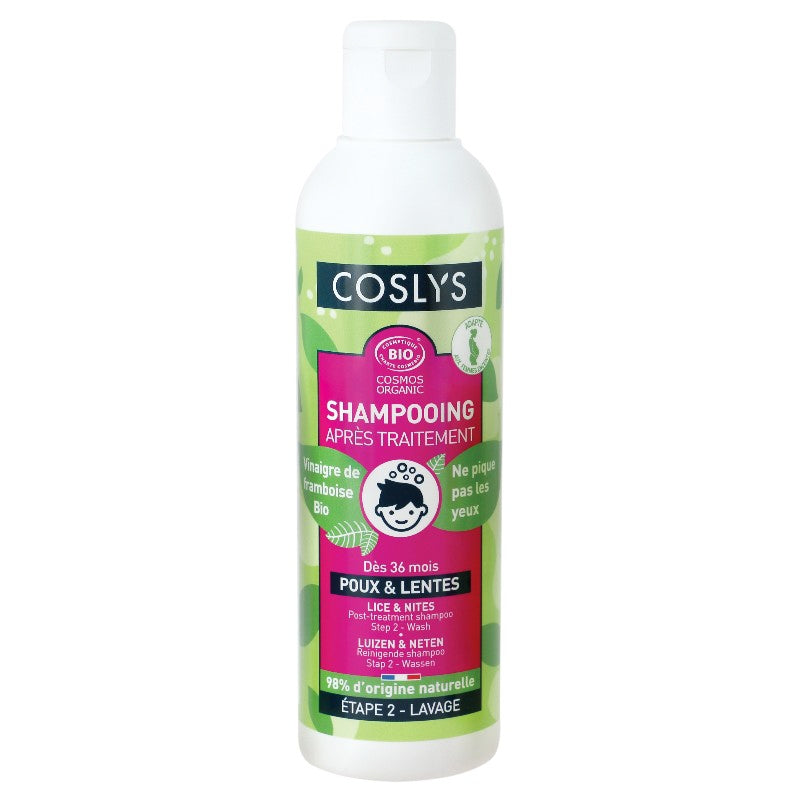Coslys - Shampooing après traitement poux & lentes BIO 250ml