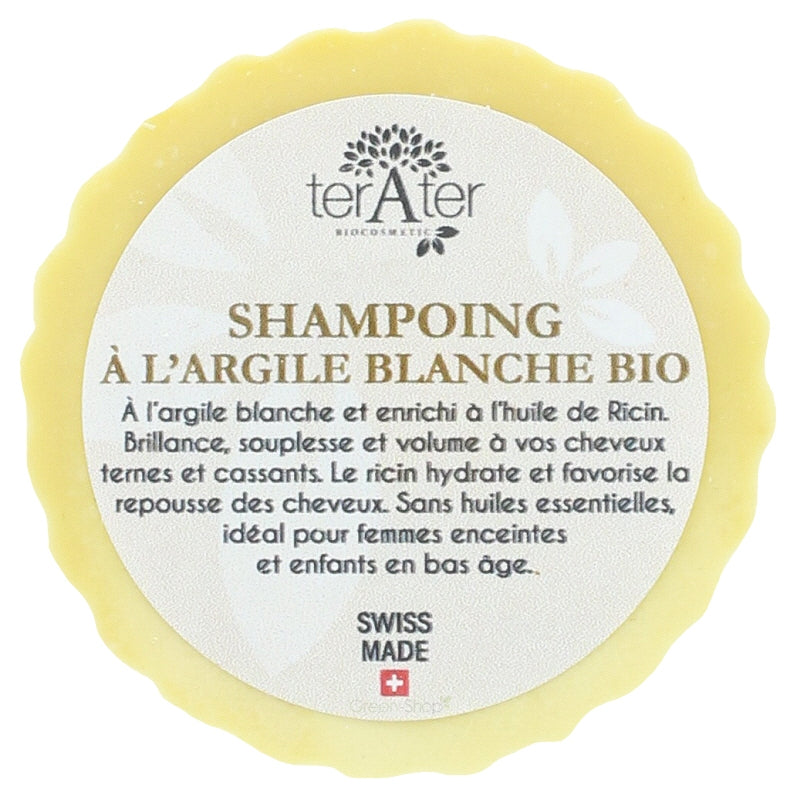Shampooing solide BIO à l'argile blanche