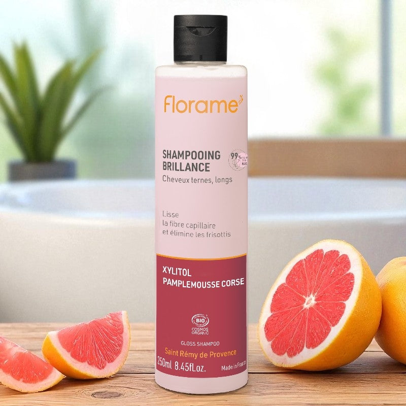 Florame - Shampooing brillance BIO xylitol & pamplemousse 250ml