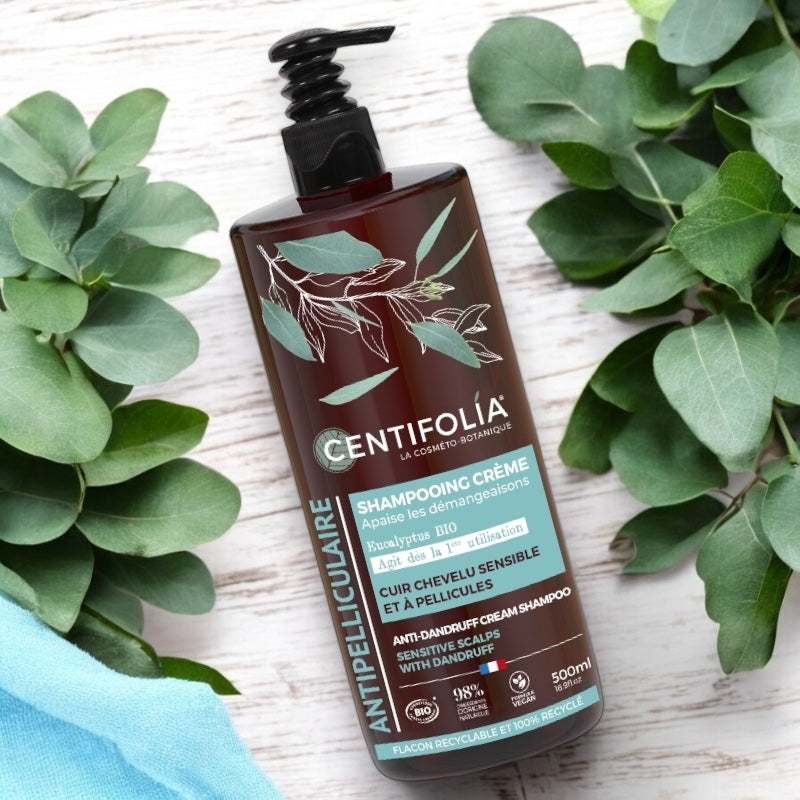 Centifolia - Shampooing crème anti-pelliculaire BIO eucalyptus 500ml
