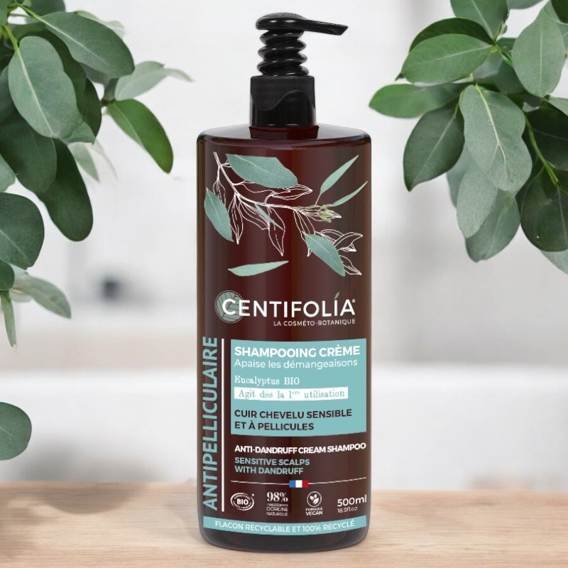 Centifolia - Shampooing crème anti-pelliculaire BIO eucalyptus 500ml