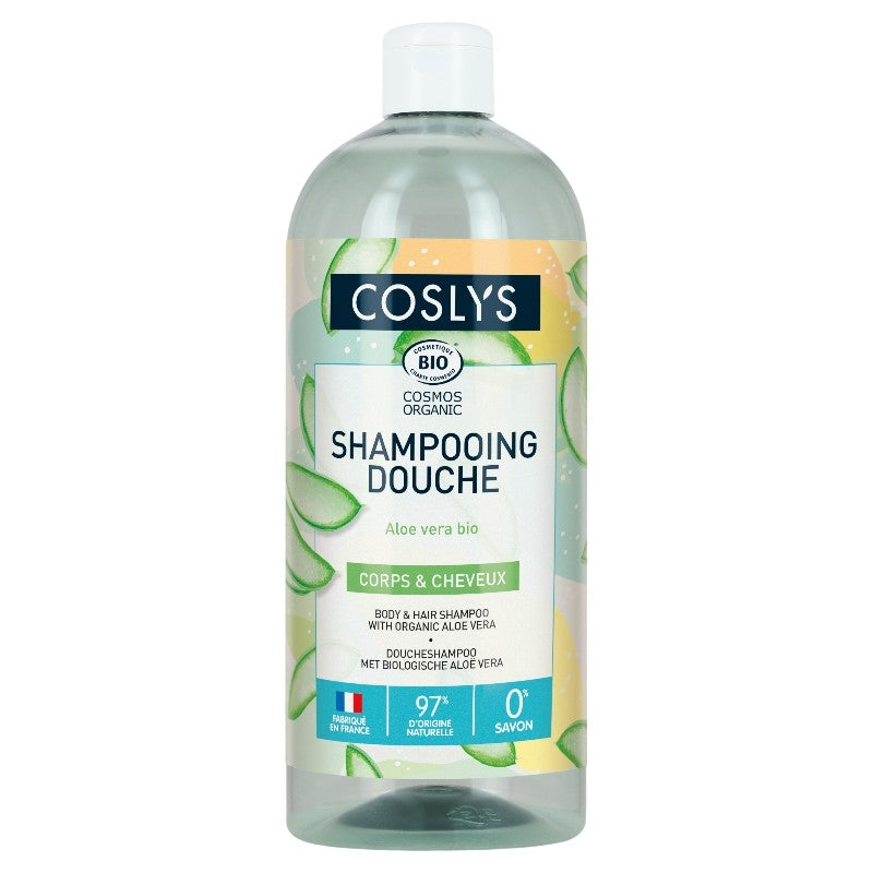 Coslys - Shampooing douche BIO aloe vera 1l