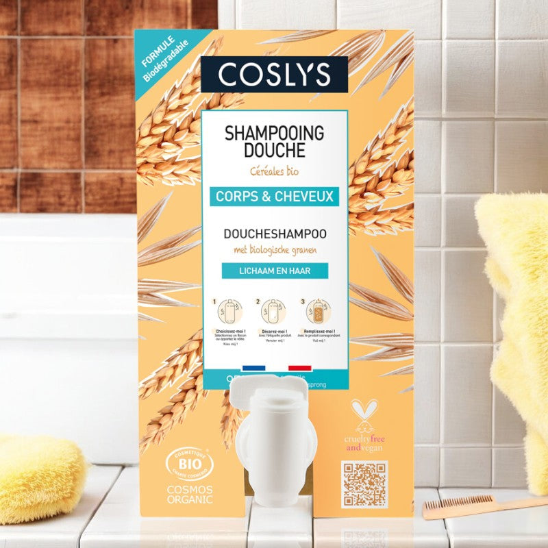 Coslys - Shampooing douche BIO céréales 10kg