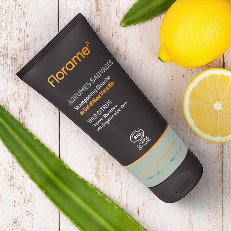 Florame - Shampooing douche homme BIO agrumes sauvages 200ml