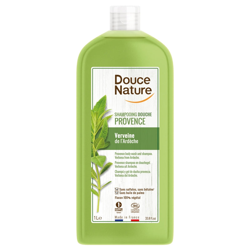 Douce Nature - Shampooing douche Provence BIO verveine 1l