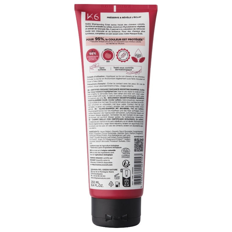 Shampooing éclat BIO grenade