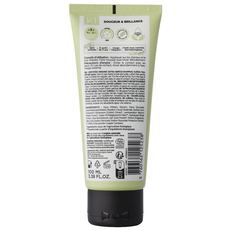 Shampooing extra doux BIO coton 100ml