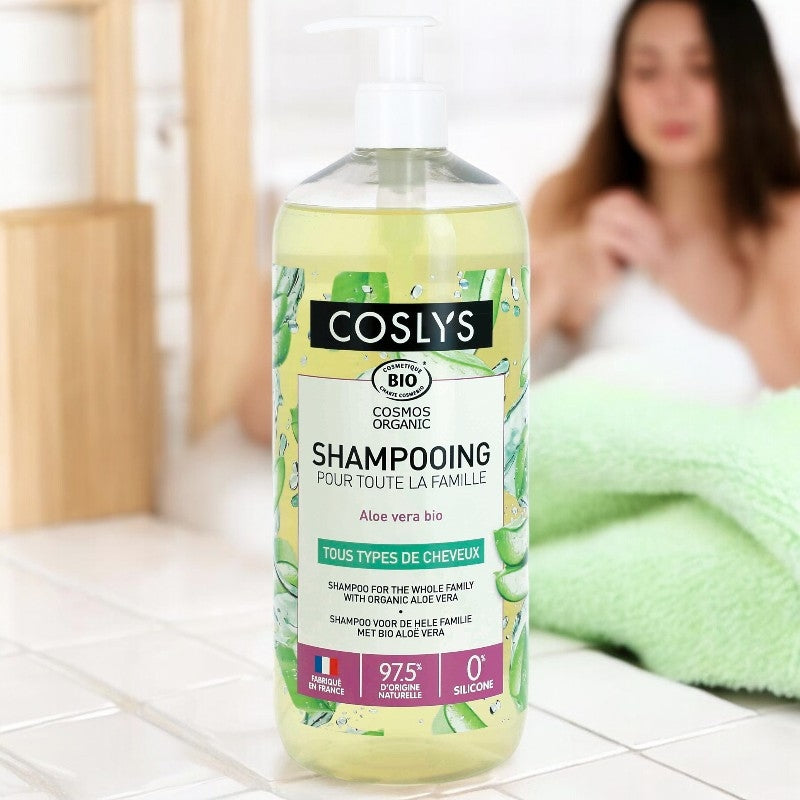 Coslys - Shampooing famille BIO aloe vera 1l