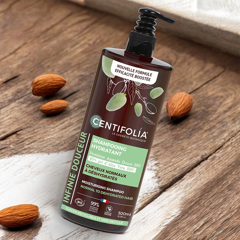 Centifolia - Shampooing hydratant BIO amande & aloe vera 500ml