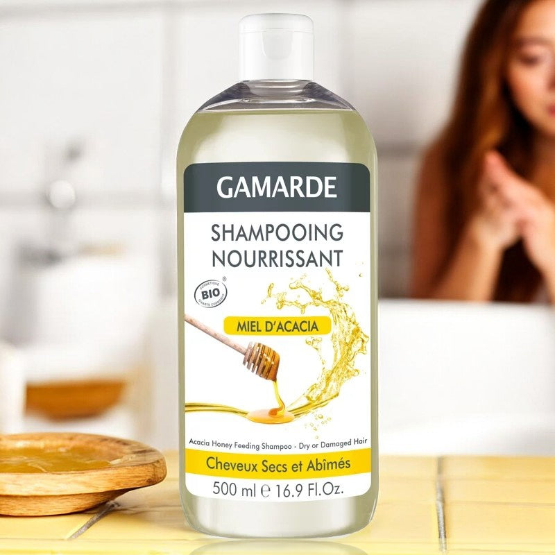 Gamarde - Shampooing nourrissant BIO - cheveux secs et abîmés - 500ml