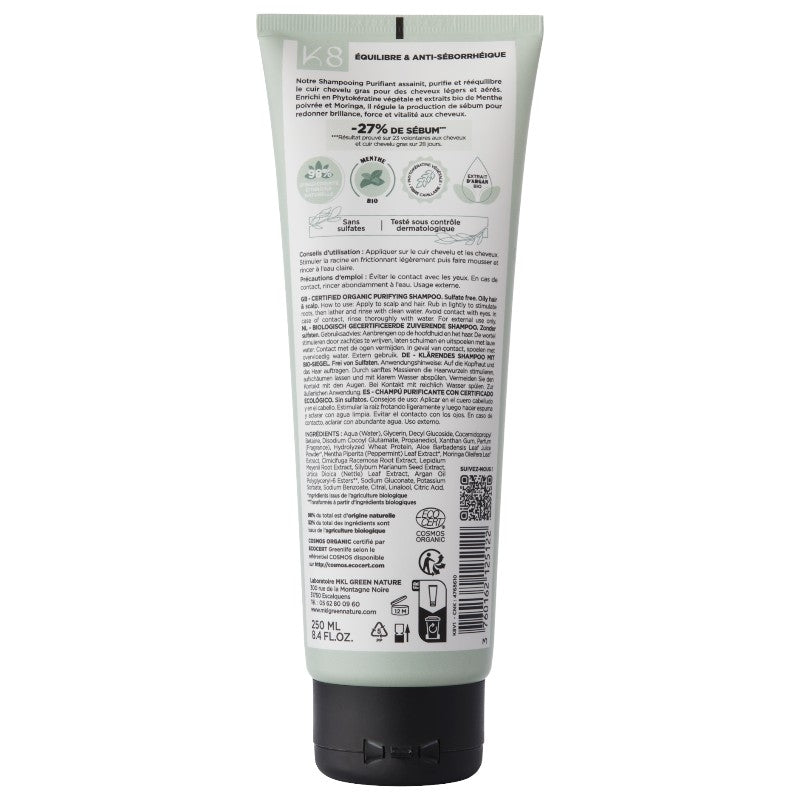 Purifizierendes Shampoo Pfefferminze BIO