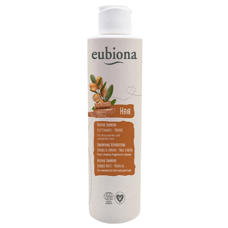 Eubiona - Shampooing réparateur BIO racine de bardane & argan - 200ml