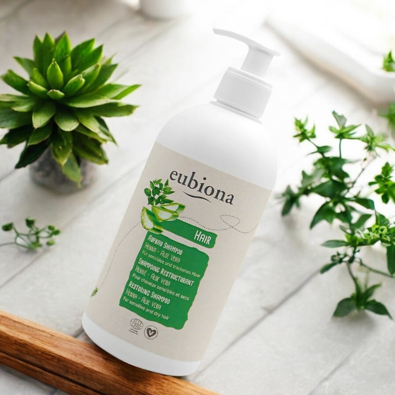 Eubiona - Restrukturierendes Shampoo Henna & Aloe Vera BIO 500ml