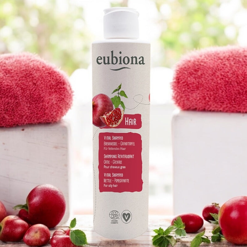 Eubiona - Shampooing revitalisant BIO ortie & grenade - 200ml
