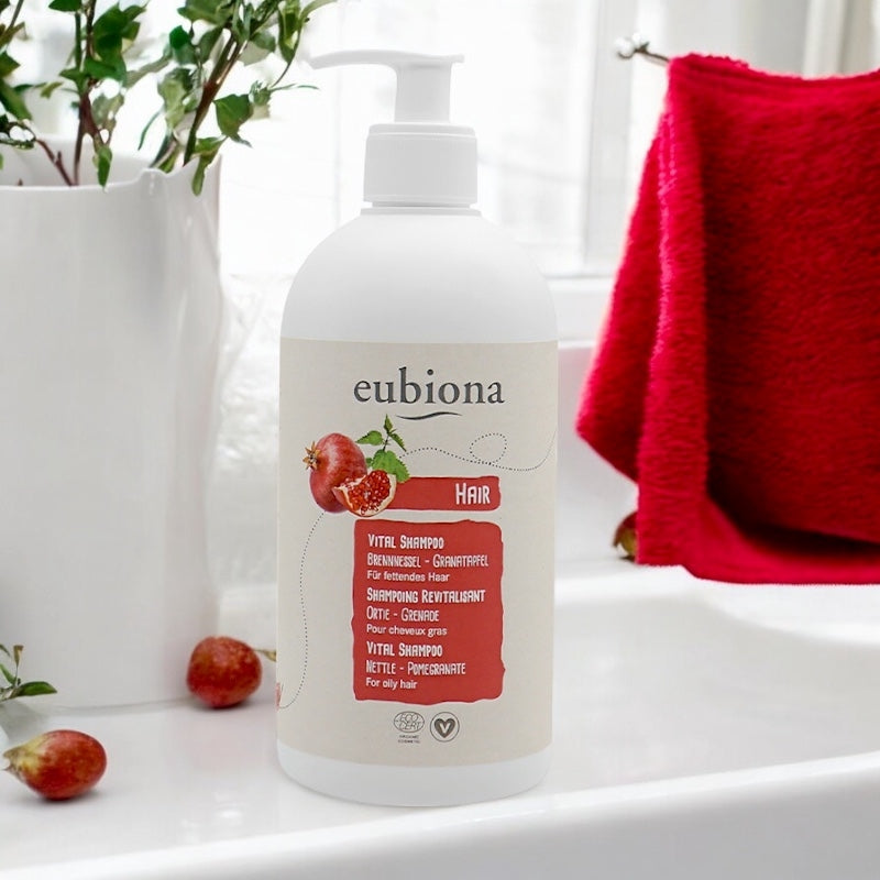 Eubiona - Revitalisierendes Shampoo Brennnessel & Granatapfel BIO 500ml