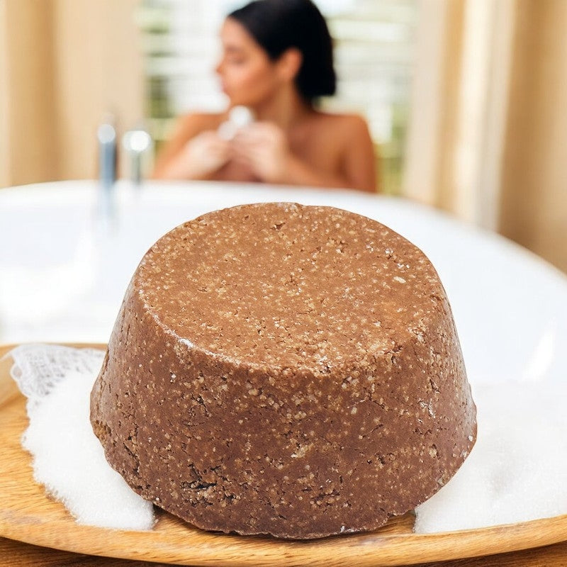 Shampooing solide argile rouge