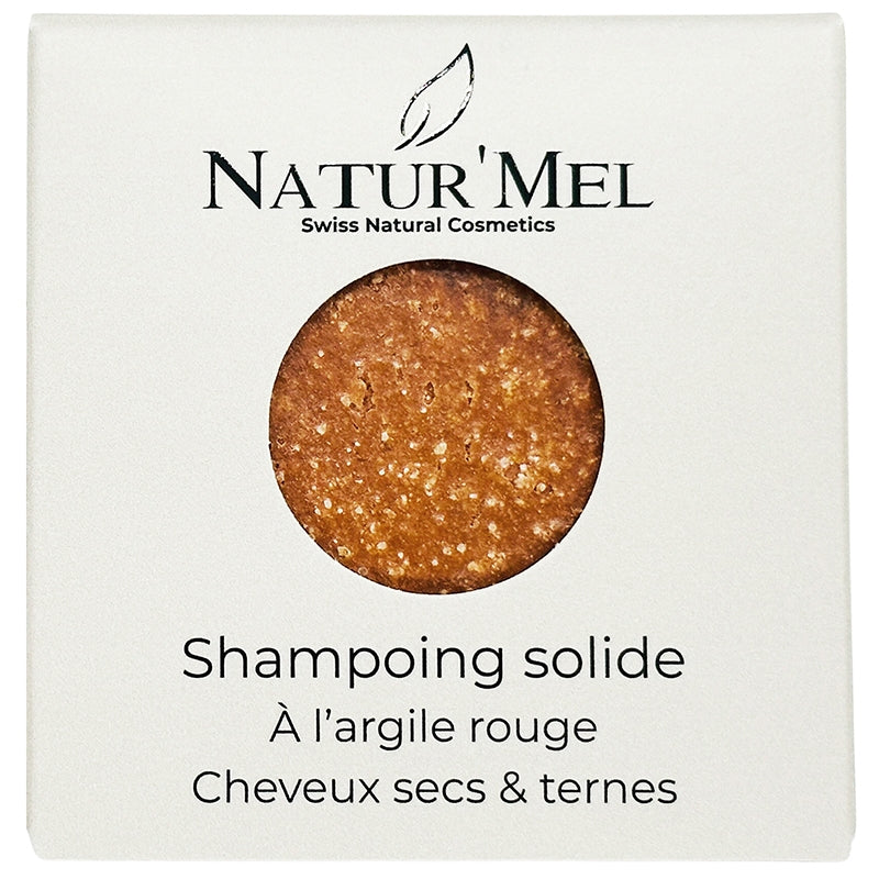 Shampooing solide argile rouge
