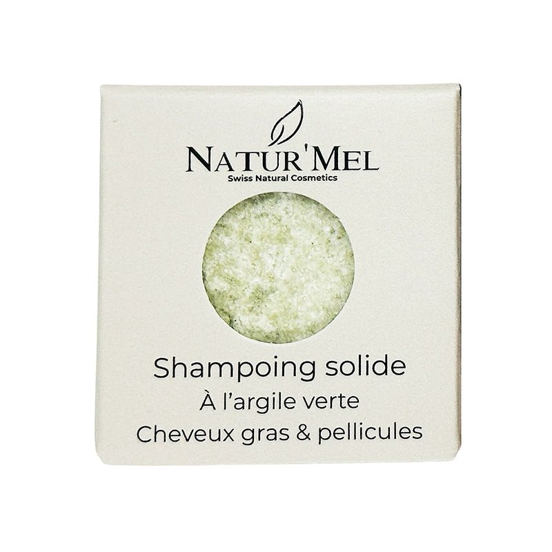 Festes Shampoo grüne Tonerde - 30g