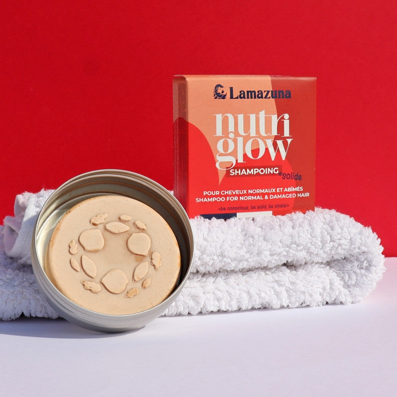Lamazuna - Shampooing solide cheveux normaux huile d'Abyssinie 70ml