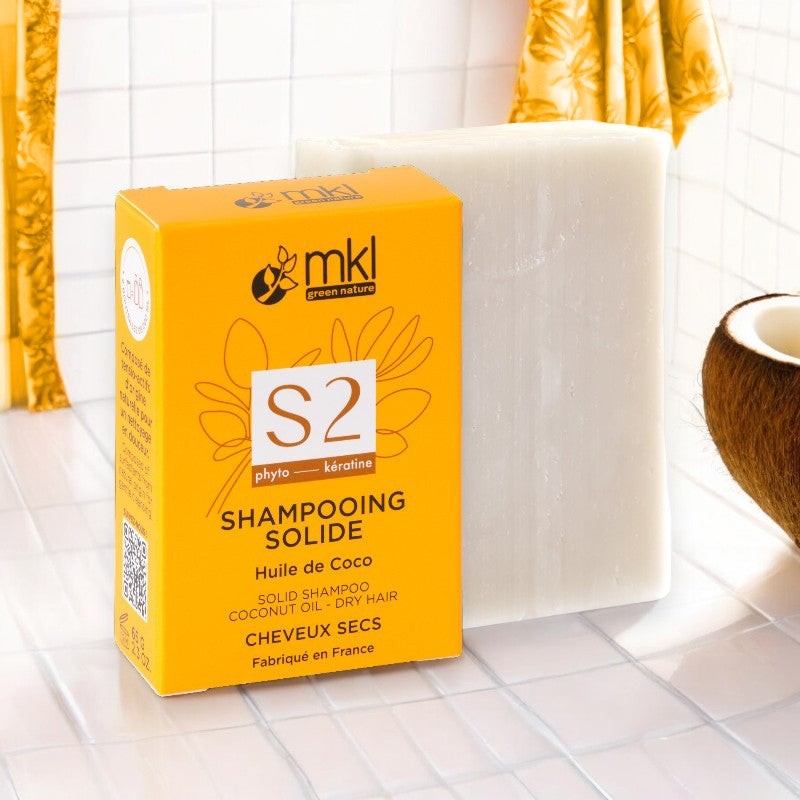 Shampooing solide cheveux secs coco