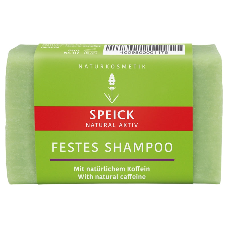 Shampooing solide caféine