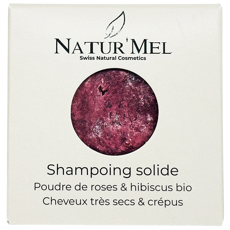 Shampooing solide rose & hibiscus
