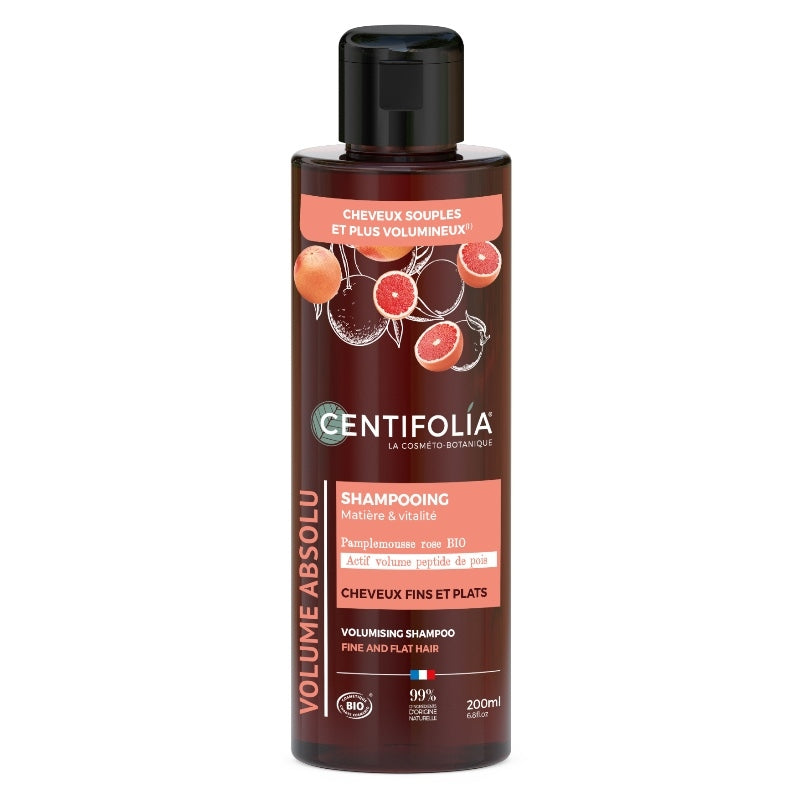 Centifolia - Shampooing volume BIO pamplemousse rose 200ml