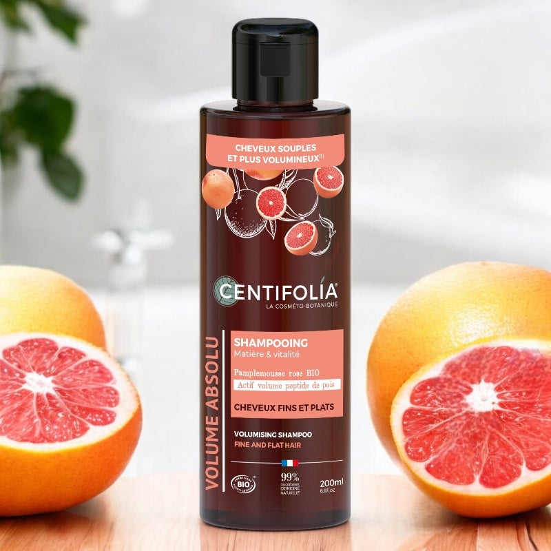 Centifolia - Shampooing volume BIO pamplemousse rose 200ml
