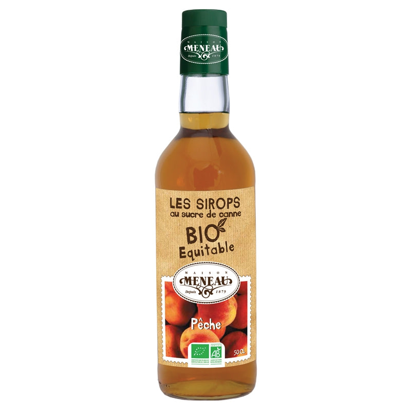 Sirop de pêche BIO