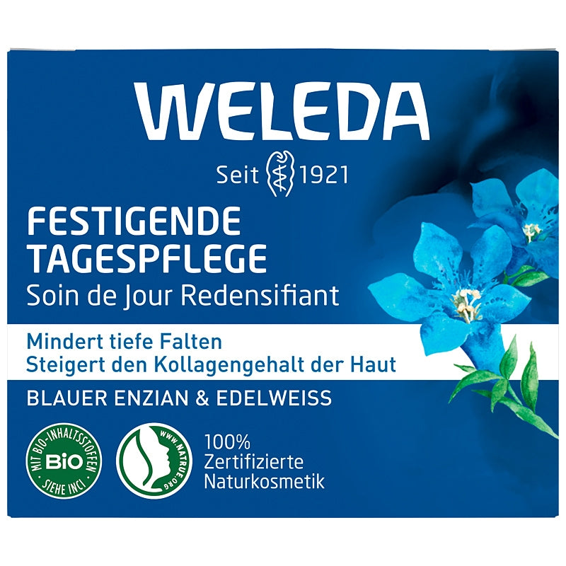 Aufpolsternde Tagespflege Blauer Enzian & Edelweiß BIO