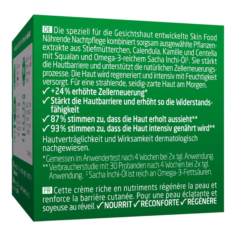 Soin de nuit nourrissant Skin Food calendula BIO