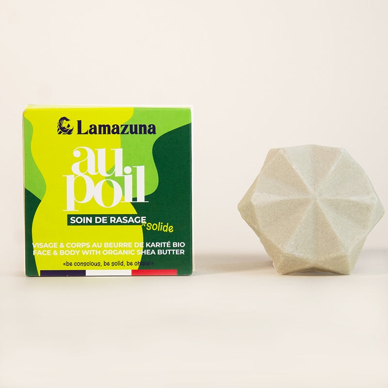 Lamazuna - Soin de rasage solide beurre de karité 80ml