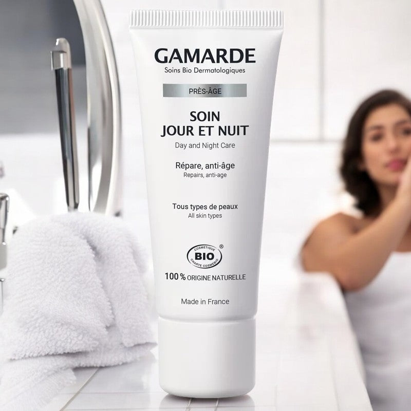 Gamarde - Soin jour et nuit BIO - répare & anti-âge - tous types de peaux - 40g