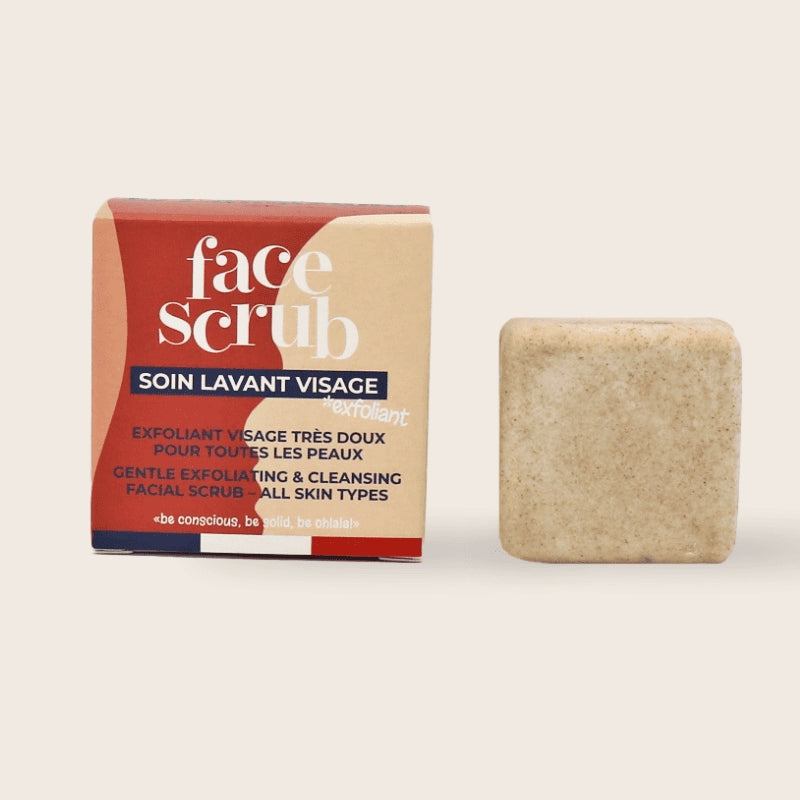 Lamazuna - Soin lavant exfoliant visage solide argile 28ml