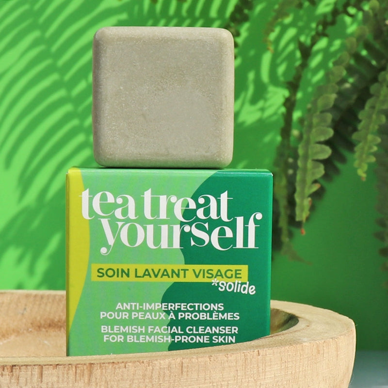 Lamazuna - Soin lavant visage anti-imperfections solide tea tree 28ml