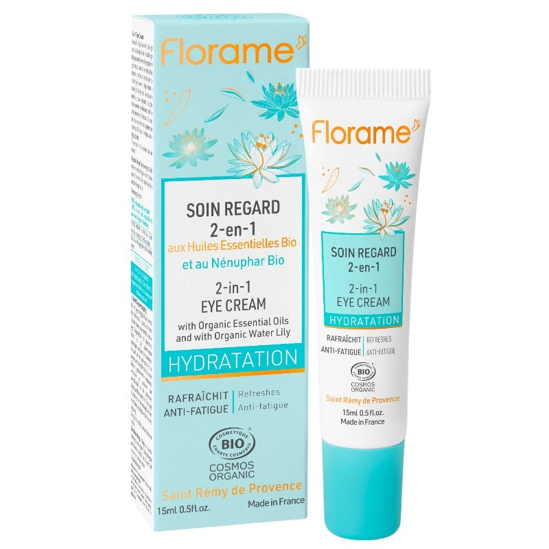 Florame - Soin regard 2 en 1 BIO nénuphar 15ml