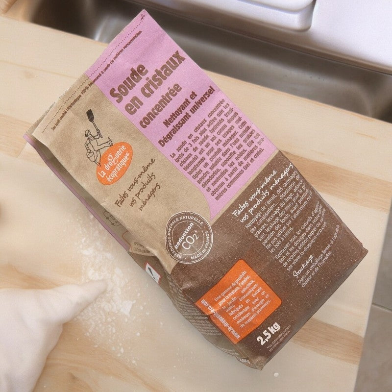 La Droguerie Écologique - Waschsoda - Sodakristalle (Natriumcarbonat) 2,5kg