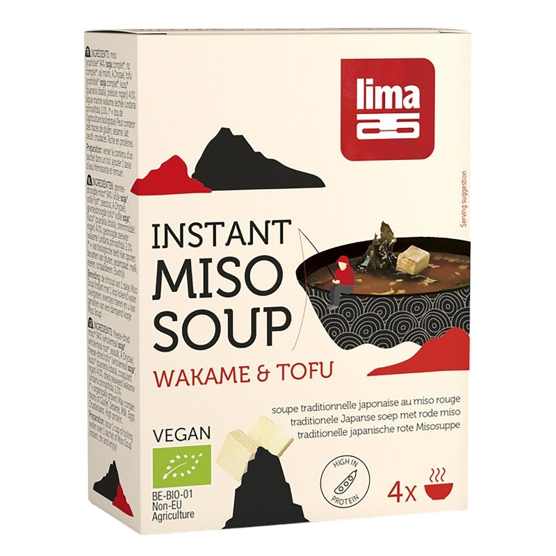 Lima - Soupe miso instantanée wakame & tofu BIO 40g