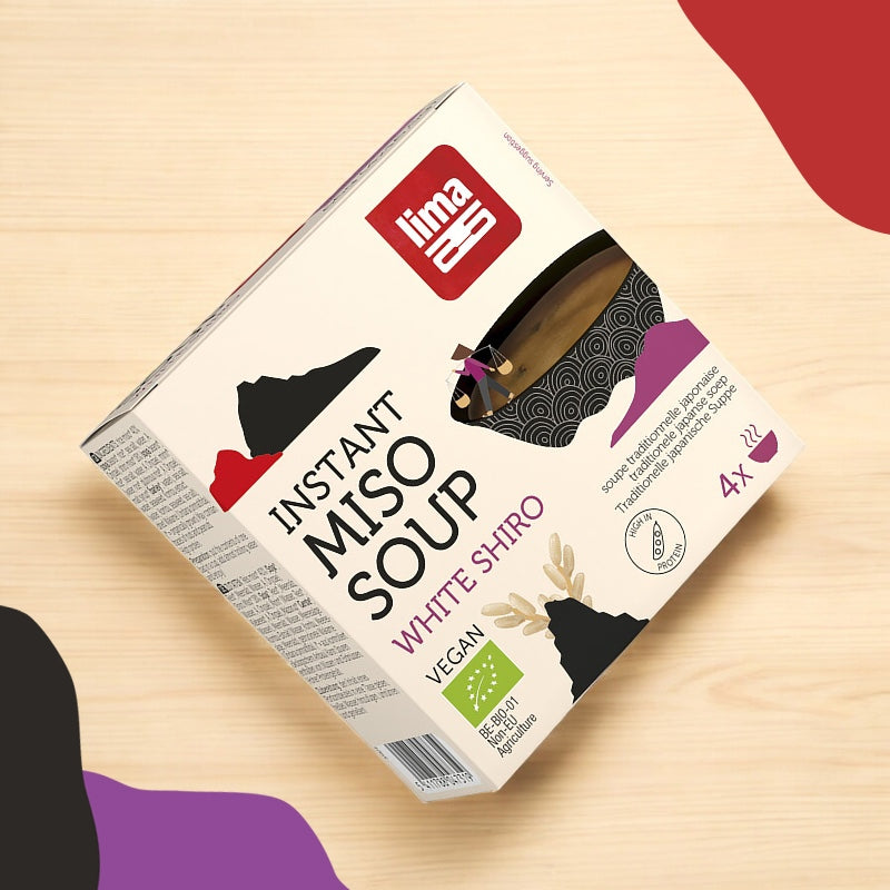 Lima - Traditionelle japanische Suppe mit Bio-Weißmiso 4x16,5g