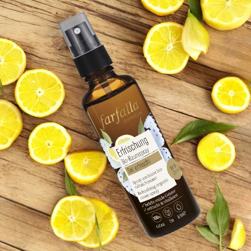 Farfalla - Spray ambiant Rafraîchissant BIO citron 75ml