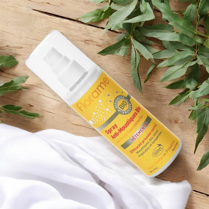 Florame - Spray anti-moustiques vêtements BIO 90ml