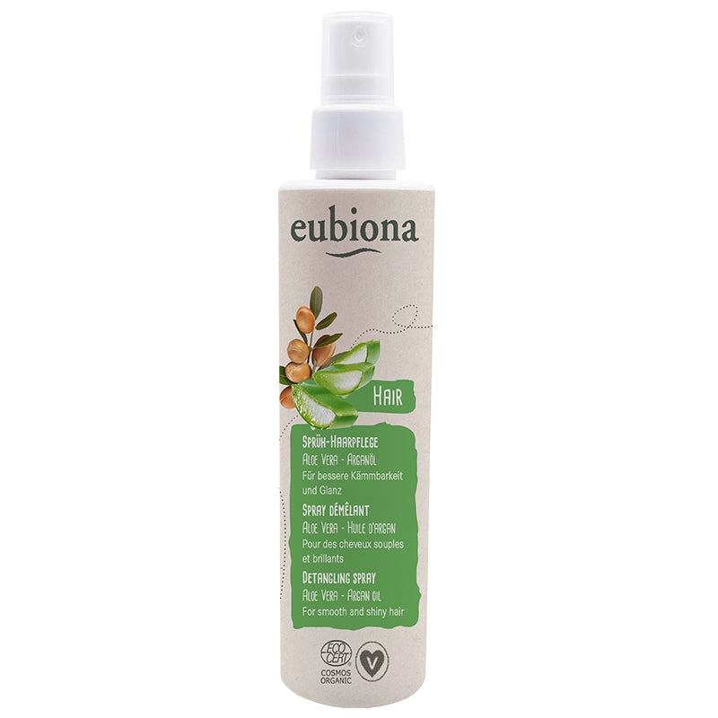 Eubiona - Spray démêlant BIO aloe vera & huile d'argan 200ml