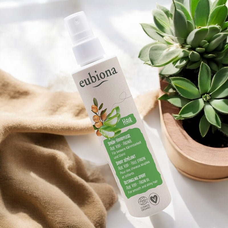 Eubiona - Spray démêlant BIO aloe vera & huile d'argan 200ml