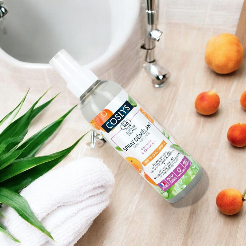 Coslys - Spray démêlant sans rinçage BIO aloe vera & abricot 200ml