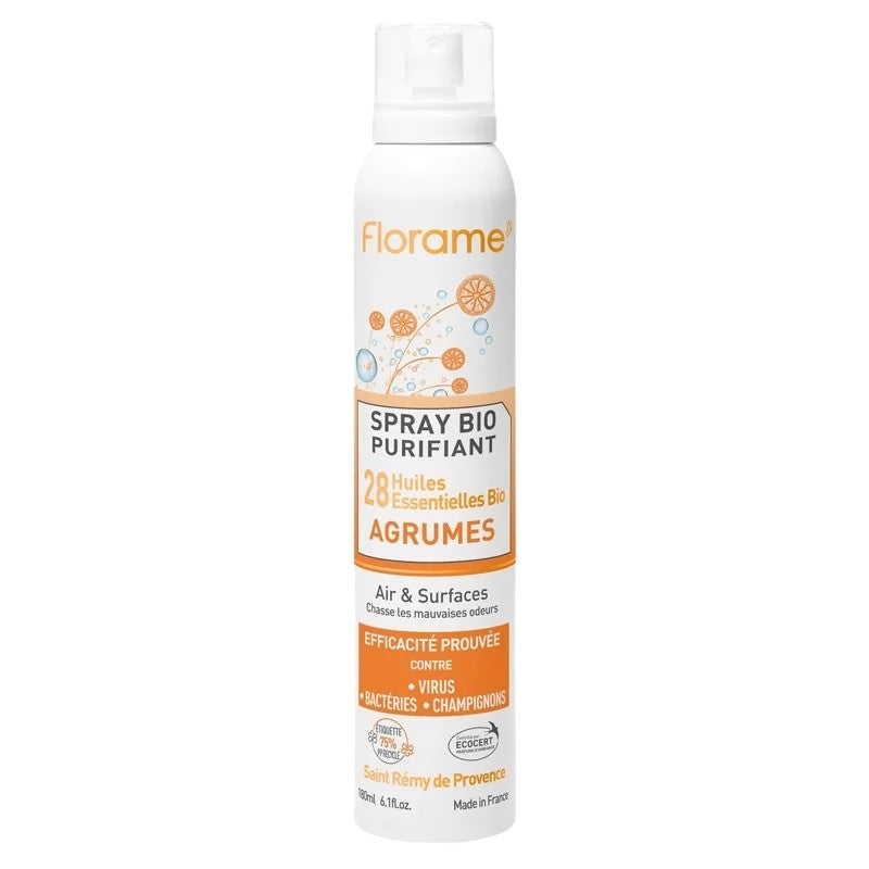 Florame - Spray purifiant agrumes BIO 28 huiles essentielles 180ml