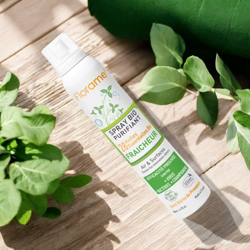 Florame - Reinigungsspray Frische mit 28 ätherischen Ölen BIO 180ml