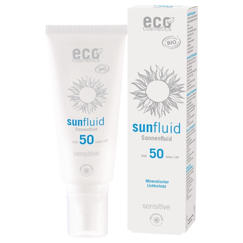 Eco Cosmetics - Spray solaire sensitive visage & corps BIO IP 50 100ml