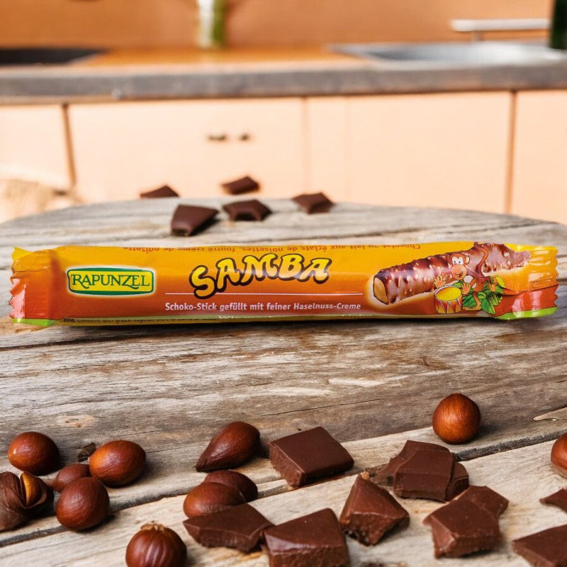 Stick chocolat au lait fourré à la crème de noisettes BIO