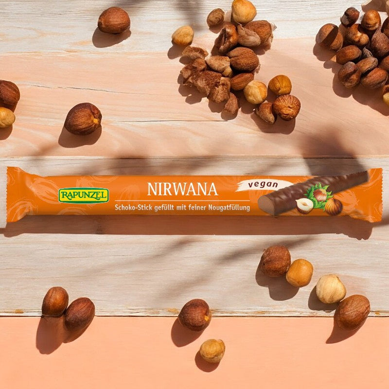 Stick chocolat croquant fourré praliné Nirwana BIO