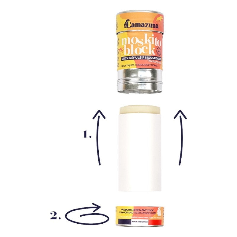 Lamazuna - Stick répulsif moustiques citronnelle 50ml